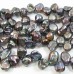 1 Strand Peacock Keshi Cornflake Freshwater Pearls