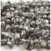 1 Strand Keshi Cornflake Grey Freshwater Pearls