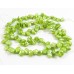 1 Strand Keshi Cornflake Green Freshwater Pearls