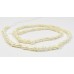 1 Strand Cream White 3.5-4 mm Rice Freshwater Pearls