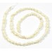 1 Strand White 3.5-4 mm Rice Freshwater Pearls