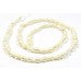1 Strand White 3.5-4 mm Rice Freshwater Pearls