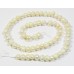 1 Strand White 6-7mm Potato Freshwater Pearls