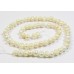 1 Strand White 6-7mm Potato Freshwater Pearls