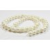1 Strand White 7-8mm Potato Freshwater Pearls
