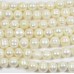 1 Strand White 7-8mm Potato Freshwater Pearls