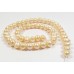 1 Strand Cream 8mm Potato Freshwater Pearls