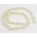 1 Strand White 8mm Potato Freshwater Pearls