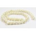 1 Strand White 8mm Potato Freshwater Pearls