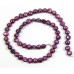 1 Strand Purple 7-8mm Flat Bottom Nugget Freshwater Pearls.