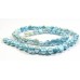 1 Strand Blue 7-8mm Flat Bottom Nugget Freshwater Pearls