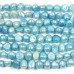 1 Strand Blue 7-8mm Flat Bottom Nugget Freshwater Pearls