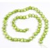 1 Strand Light Green 7-8mm Flat Bottom Nugget Freshwater Pearls.