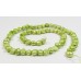 1 Strand Light Green 7-8mm Flat Bottom Nugget Freshwater Pearls.