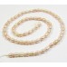 1 Strand Light Pink 4mm Rice Freshwater Pearls