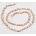 1 Strand Light Pink 4mm Rice Freshwater Pearls