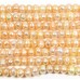 1 Strand Peach 6mm Button Freshwater Pearls