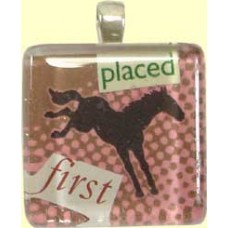 Handmade Glass Tile Pendant - Placed First