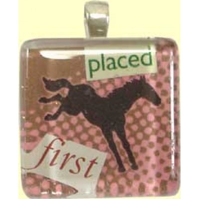 Handmade Glass Tile Pendant - Placed First