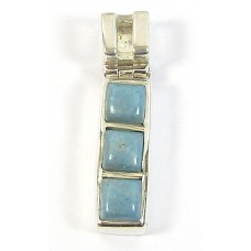 1 Silver and Turquoise Pendant