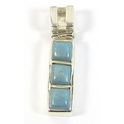 1 Silver and Turquoise Pendant