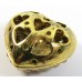 1 Swarovski Crystal Gold Plated Heart Pendant