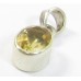 1 Small Sterling Silver and Citrine Pendant