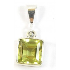 1 Sterling Silver and Citrine Pendant