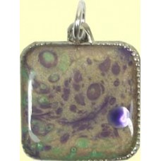 1 Handmade Square Art Pendant