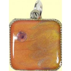 1 Handmade Square Art Pendant