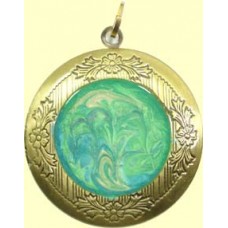 1 Handmade Brass Locket Pendant