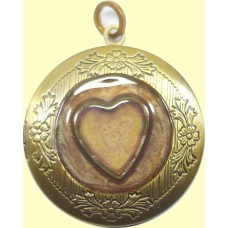1 Handmade Brass Locket Pendant