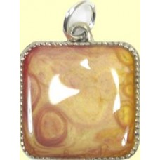 1 Handmade Square Art Pendant