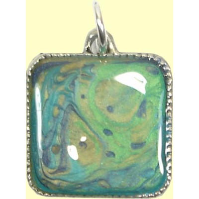 1 Handmade Square Art Pendant