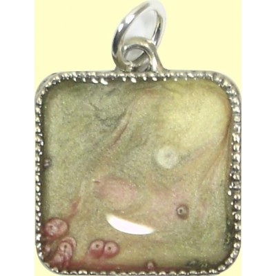 1 Handmade Square Art Pendant