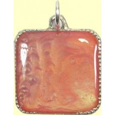 1 Handmade Square Art Pendant