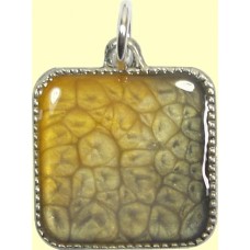 1 Handmade Square Art Pendant