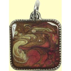 1 Handmade Square Art Pendant