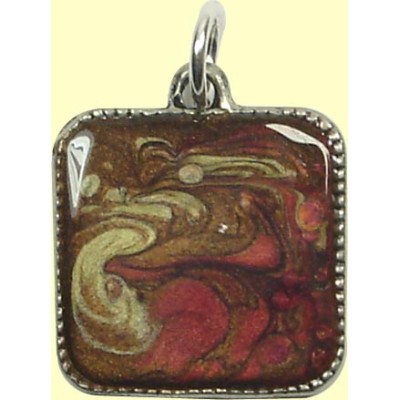 1 Handmade Square Art Pendant