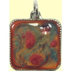 1 Handmade Square Art Pendant