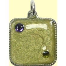 1 Handmade Square Art Pendant