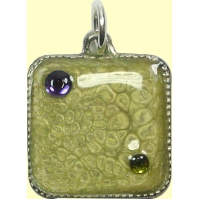 1 Handmade Square Art Pendant