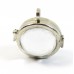 Chunky Glass Globe Pendant in Silvertone Setting, Just Add Your Own Image to the Pendant