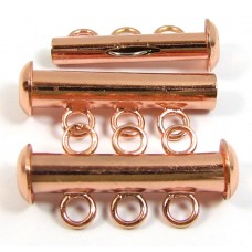 Multi Strand Clasp Copper Plated - 3 Strand