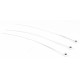 10 Silver Plated 50mm Ball Headpins