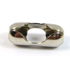 1 Silver Coloured 4mm 10 Gauge  Ball Chain Connector