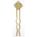 1 Gold Plated Victorian Hair Grip