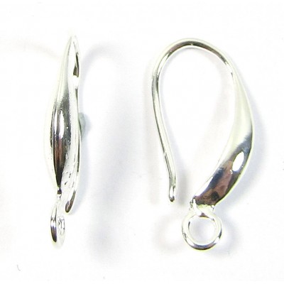 Pair Silver Plated Earwires
