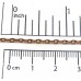 1 Centimetre Antiqued Copper Plated 3mm Cable Chain