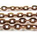 1 Centimetre Antiqued Copper Plated 3mm Cable Chain
